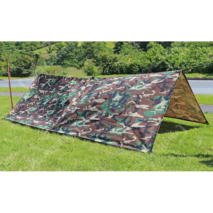 Багатоцільовий брезент Mil-Tec Tarp Flecktarn