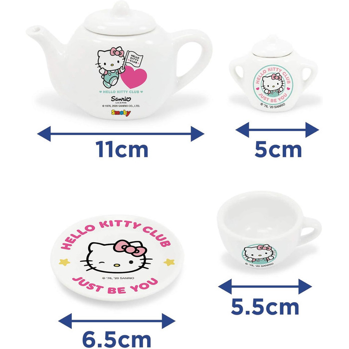 Порцеляновий сервіз Smoby Hello Kitty