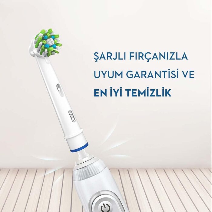 Щітки Braun Oral-B 4210201207238 CrossAction із захистом від бактерій, запобігають розмноженню бактерій на щетині, 4 шт. и 4 шт. и (1 упаковка)