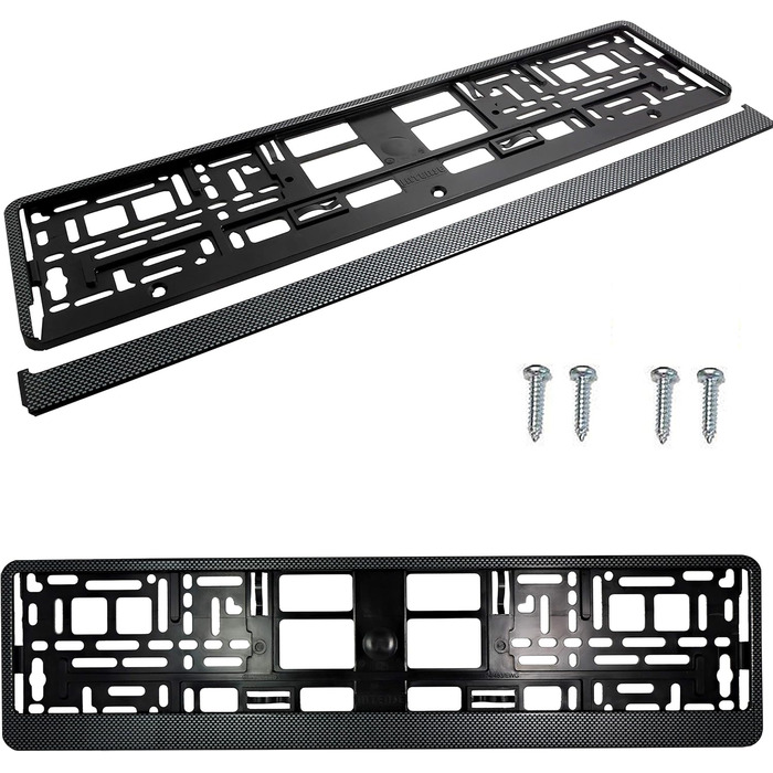 Х тримач номерного знака в карбоновому стилі, 2 шт., 2