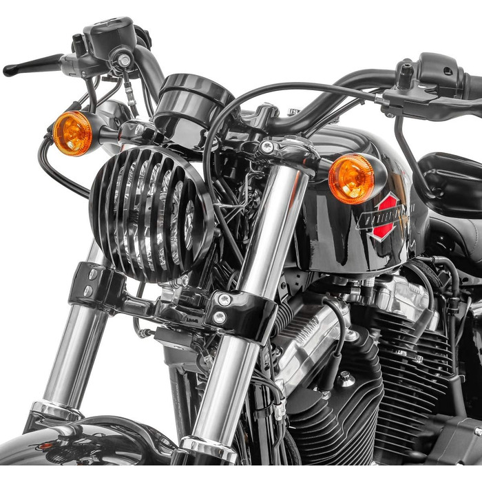 Решітка фари для Harley Sportster Forty-Eight 48 10-20 чорна