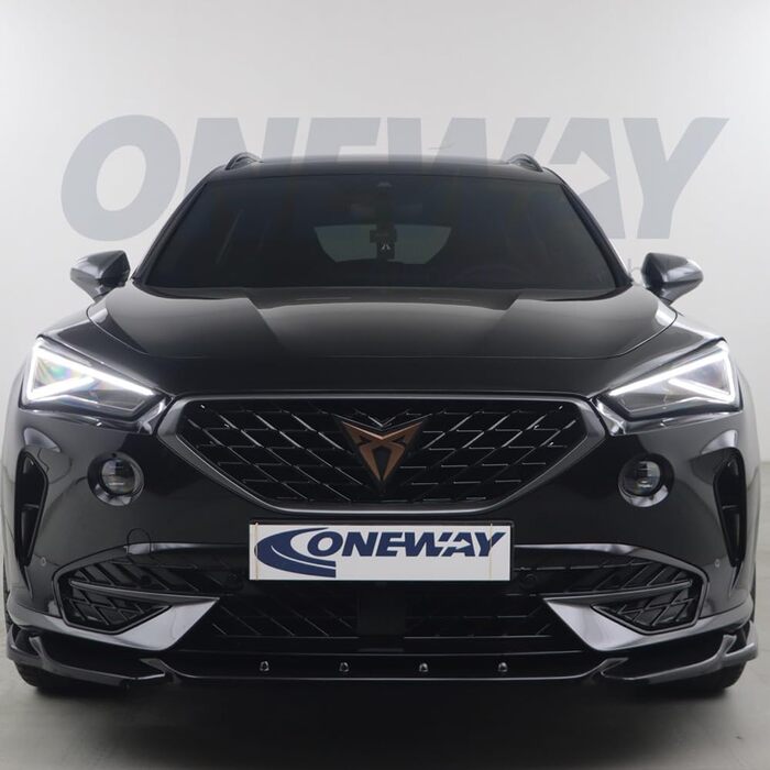 Передній спойлер для губ, сумісний з Cupra Formentor 2020 з глянцевим ABE TV Black Glossy