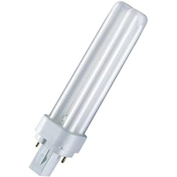 Теплий тон, 10 шт., Osram DULUX D 18W/830 G24d2 (100W) 2-PIN FS1 153mm Compact-LLp