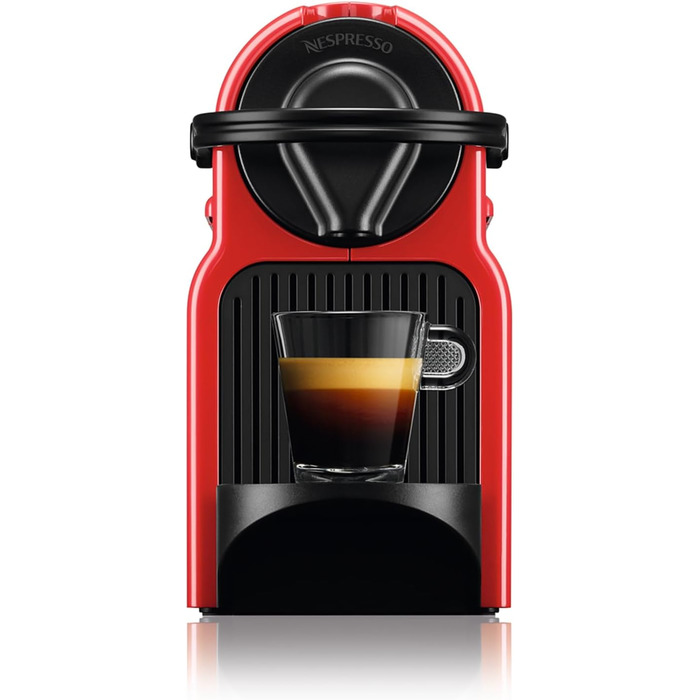 Капсульна машина Nespresso Inissia XN1005 від Krups Готовий до роботи дуже швидко Автоматичне відключення Вишня Червона Червона (Рубін)