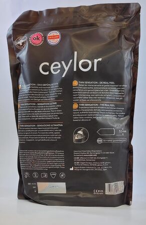 Екстратонкі презервативи Ceylor Thin Sensation 100, надчутливі презервативи, оптова упаковка, упаковані в гігієнічний Dsli для легкого використання, найвищої якості, якості бренду зі Швейцарії