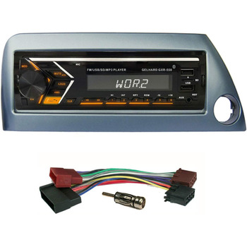 АВТОМАГНІТОЛА з USB SD MP3 Bluetooth FM RDS сумісна з Ford KA 19962008 / Чохол синій металік