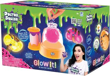 Доктор Сквош Glow It від Squishy Maker Station Glow It