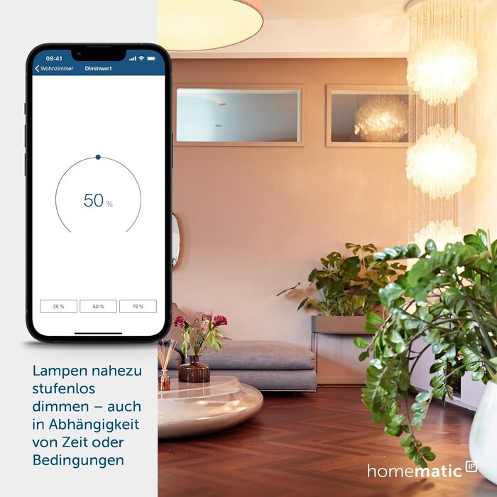 Світлодіодний контролер Homematic IP Smart Home RGBW, непряме освітлення, керує світловими стрічками. Світлодіодні стрічки через додаток, Google Assistant і Alexa, 157662A0 (привід затемнення)