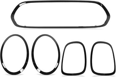 Предметів решітка радіатора фар, комплект обшивки безеля, чорна глянцева фара, решітка заднього ліхтаря, безель, кришка обтічника, заміна обтічника для mini F55, F56, F57, One Cooper S JCW 2014, 5