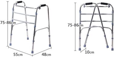 Ходунки, ходунки для людей похилого віку, стоячі допоміжні для інвалідів, розбірні, Це так добре з вашого боку