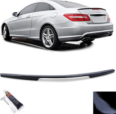 Спортивний задній спойлер Lip Black Gloss для Mercedes E Class C207 Coupe 09-16