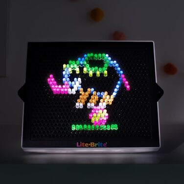 Основні Fun Lite-Brite Ultimate класична дошка для малювання з підсвіткою, світлодіодна дошка для малювання з кольорами, іграшка, що світиться в темряві, художня дошка для малювання з підсвіткою та неоновим ефектом Дошка для малювання не входить до компле