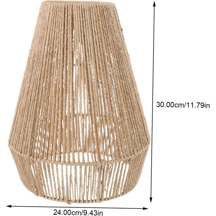 Плетений абажур Кришка лампи Ротанговий абажур Плетений абажур Абажур Тасьма Абажур Морська трава Настільний люстра Полиця Паперова мотузка