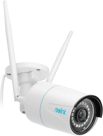 Мегапіксельна WiFi-камера Reolink Outdoor, 2,4 ГГц/5 ГГц Wi-Fi CCTV IP-камера зовнішня з виявленням людей/автомобілів/тварин, водонепроникність IP67, нічне бачення, детектор руху, слот для SD-карти, уповільнена зйомка, зовнішня камера RLC-510WA, 5-