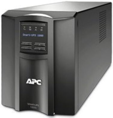 Джерело безперебійного живлення APC Smart-UPS SMT - SMT1500I - джерело безперебійного живлення 1 500 ВА (лінійний інтерактив, стабілізатор, РК-дисплей, 8 виходів IEC-C13, програмне забезпечення для вимкнення) (вихідна потужність 1000 ВА)