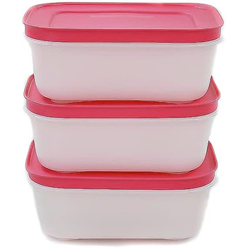 Контейнер для морозильної камери TUPPERWARE 450 мл біло-рожевий (3) Контейнер Crystal Ice Crystal