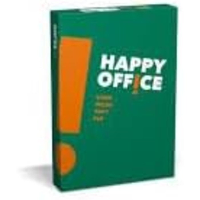 Папір для друку/копіювання Happy Office 80 г/м, А4, 25 000 аркушів, білий - друк швидко та без застрягань