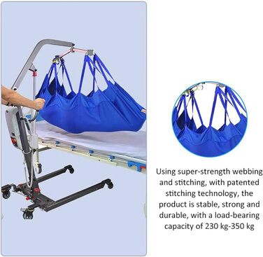 Слінг для пацієнта, Слінг для пацієнта, Ремінь для перенесення сходів, Слінг для пацієнта всього тіла, Медичне підйомне обладнання для людей похилого віку з обмеженими можливостями