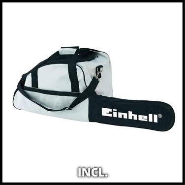 Бензинова бензопила Einhell GC-PC 1435 I TC Set (2-тактний двигун, повітряне охолодження, потужність 1,4 кВт, бензин 260 л, масло 210 мл, полотно 350 мм, 11000 об/хв)