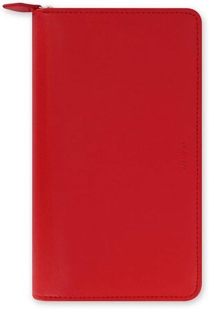 Органайзер Filofax 22534 Compact Saffiano Zip, мак червоний