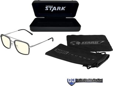 Сонцезахисні окуляри Gunnar Gaming & Computer Окуляри Stark Industries Edition Stark-industries - чіткий 'прозорий (блокує 35 синього світла)