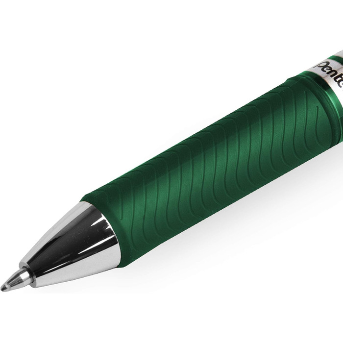 Гелева ручка Pentel EnerGel XM BL77, висувна, 0,7 мм, 54 перероблена, лісова зелена, 6 шт.