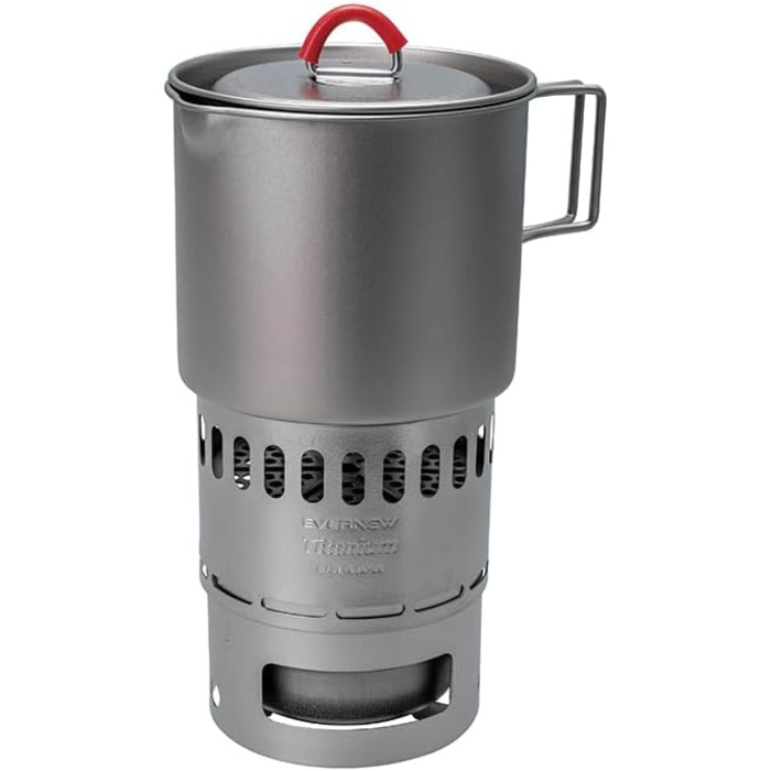 Набір для кемпінгу Evernew Titanium Lightweight Camping Mug Pot Stove Set, 500