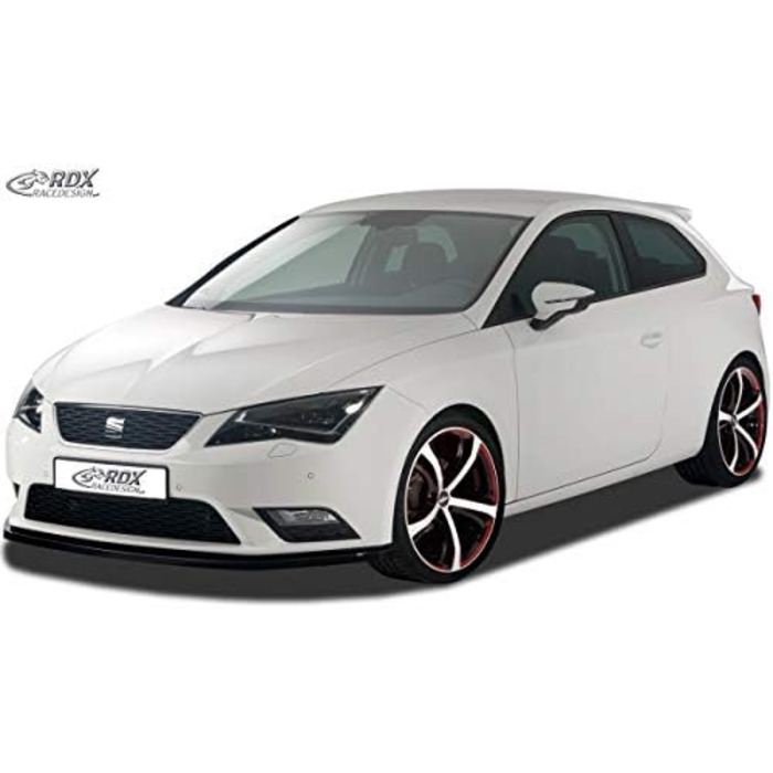 Кріплення переднього спойлера Seat Leon 5F SC/5-door/ST 2013- excl. FR/Cupra (ABS Black глянцевий)