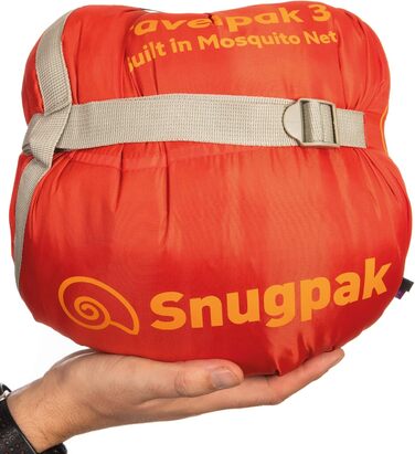 Спальний мішок Snugpak Travelpak 3 смарагдово-зелений на лівій блискавці