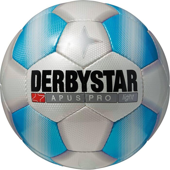 М'яч футбольний дитячий Derbystar Apus Pro Light тренувальний білий/синій 5