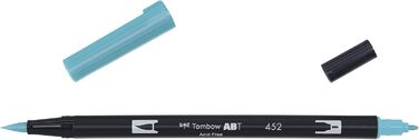 Ручка з двома щітками Tombow ABT-18P-2 Fiber Pen з двома наконечниками, набір 18 шт. , додаткові кольори