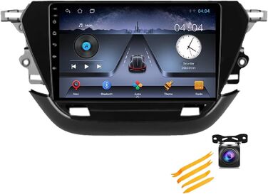 Автомобільна стереосистема FONALO Bluetooth-автомагнітола з DAB Navi Android для Opel Corsa F 2019-2023v Автомобільний мультимедійний програвач Plug and Play із сенсорним екраном 1080P HD DAB/GPS (колір TS18 232G)