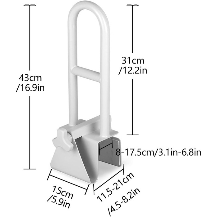 Регульована страхувальна планка для ванни, поручень з нержавіючої сталі, душова штанга, поручень, поручні для літніх людей, поручень для душу