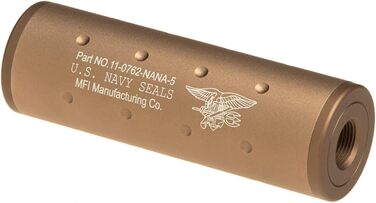 Глушник FMA Navy Seals Silencer 107mm CW/CCW Desert для Softair