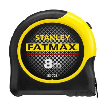 Рулетка Stanley FatMax Blade Armor (довжина 8 м, фіксатор, автоматичне перемотування, затискач на пояс, DynaGrip) 0-33-728 Multicolour 8 м