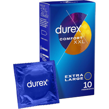 Презервативи Durex Comfort XXL, 10 шт. 10 шт. (1 упаковка)