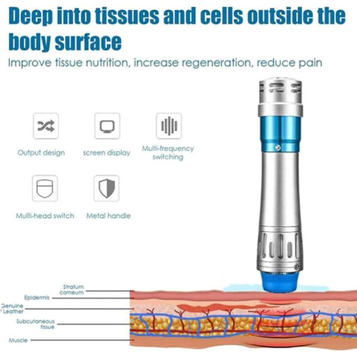 Професійний ударно-хвильовий апарат, пристрої для ударно-хвильової терапії еректильної дисфункції, пристрій для ударно-хвильової терапії, полегшення болю, масажу, корекції фігури та ED