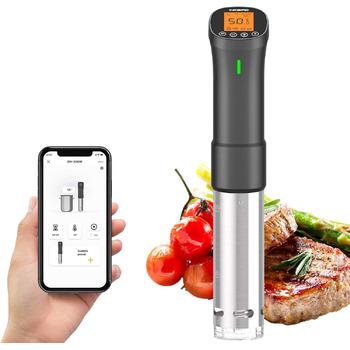 Вт, ISV-200W Sous Vide Cooker App Control, циркуляція 360, температура 0C-90C, 1000