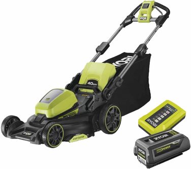 Акумуляторна газонокосарка Ryobi 36 V MAX Power RY36LM40A-150, 5,0 Ач та зарядний пристрій, 40 см