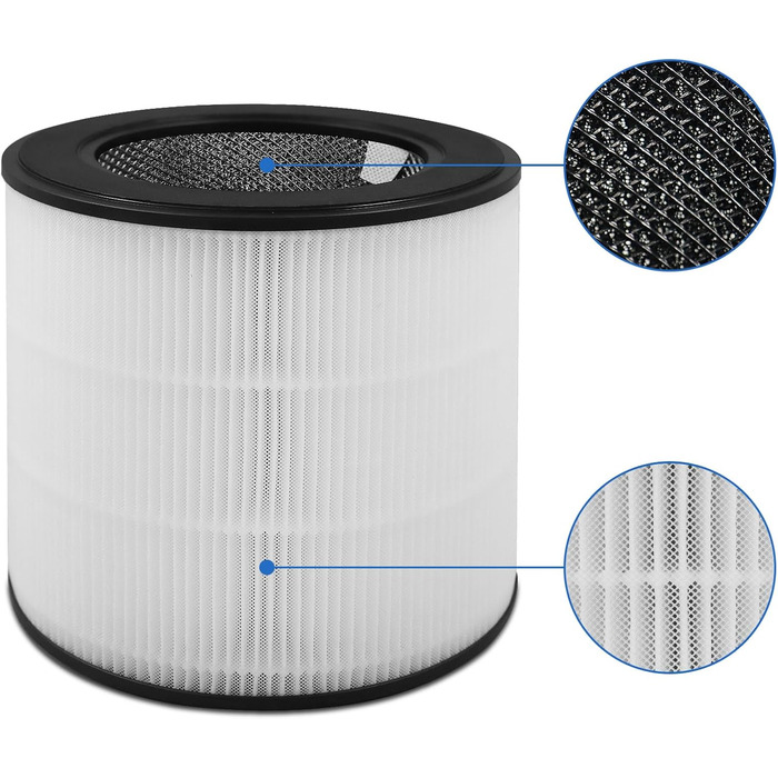 Запасна частина, сумісна з Philips Air Purifier Series 800 AC0850/11 AC0830/10 AC0820/10 AC0820/30 AC0819/10 FY0194/30, фільтр і фільтр з активованого вугілля, 2 шт., 0293/30