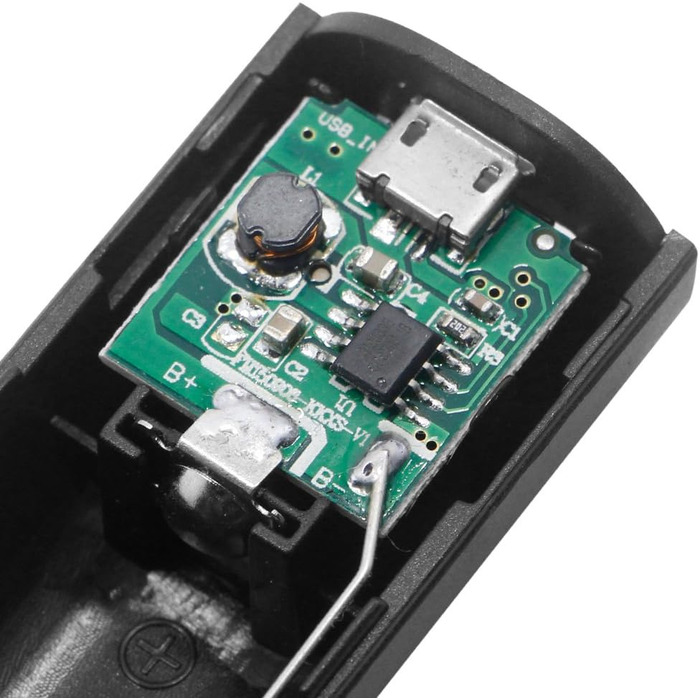 Портативний мобільний USB Power Bank Зарядний пристрій Box Battery Box For 1 x 18650 DIY Black