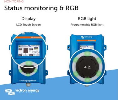 Зарядна станція для електромобілів Victron Energy, 170-265 В змінного струму 22 кВт, зарядний пристрій для електромобіля, підтримка Wi-Fi та Bluetooth