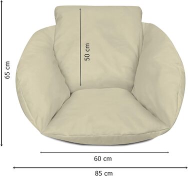 Подушка для підвісного стільця Ferocity, підлогова подушка для поворотного стільця, подушка для бавовняної підвісної гойдалки, підвісний кошик, підвісний стілець, подушка для спинки в кольорі лілії 114.
