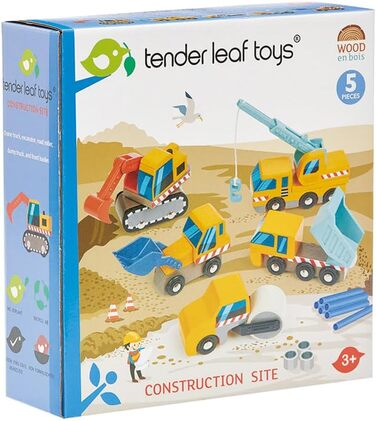 Конструктор Tender Leaf Toys Будівельний майданчик, TL8355