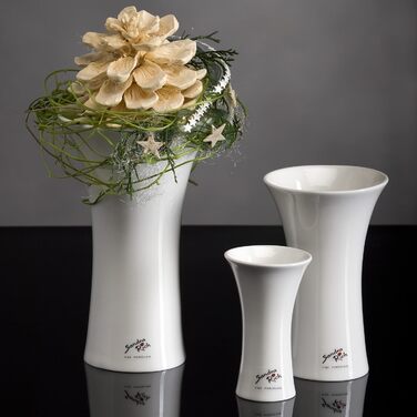 Порцелянова ваза Sandra Rich X-Vase 22 White