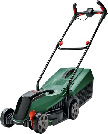 Акумуляторна газонокосарка Bosch CityMower 18V-32 (18 Вольт, акумулятор 4 Ач, безщітковий двигун, ширина зрізу 32 см, площа газону до 300 м, в картонній упаковці) CityMower 18 Volt Single Новий дизайн Classic Green