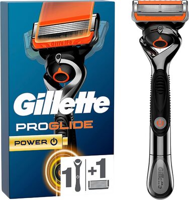 Волога бритва Gillette ProGlide Power Men, бритва 1 лезо бритви з 5-складним лезом, подарунок для чоловіків Новий (1 упаковка)