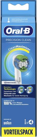 Щітки Oral-B Precision Clean з технологією Cleanmaximiser, 4 шт. и Multi 4 шт. и (1 упаковка)