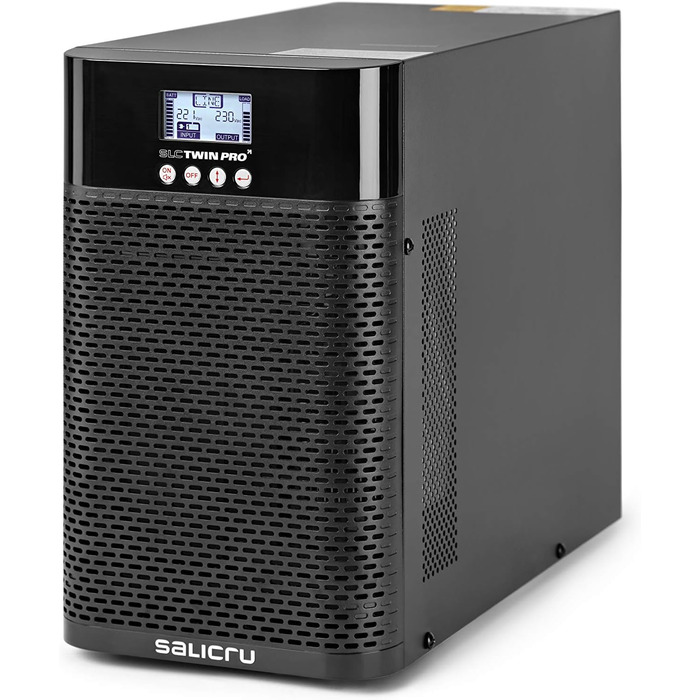 ДБЖ Salicru SLC-3000-Twin Pro2, онлайн, вежа, 2, 7 кВт, виходи Schucko Black 3000 ВА 3000 ВА Schuko