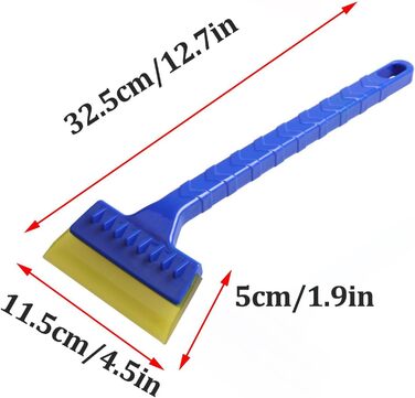 Скребок для льоду для автомобіля, скребок для льоду для вікон компактний скребок для льоду, скребок для вікон для прибирання снігу, прибирання снігу та інею, інструмент для прибирання снігу, інею та льоду для